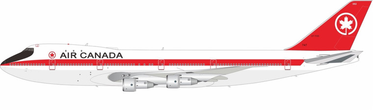 B-Models by Inlfight200 Air Canada Boeing 747-133 CF-TOB with stand B-741-AC-TOB 1:200