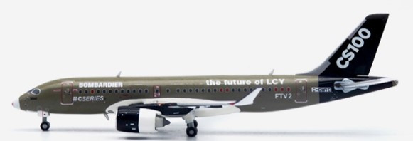 Bombardier CSeries CS100 模型 JC Wings House Color Bombardier CS100 C-GWYD LH4082 Scale 1:400