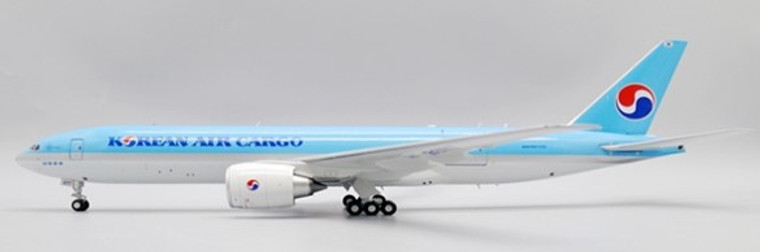 JC Wings Korean Air Cargo Boeing 777F "Interactive Series" Reg: HL8077 With Stand SA2005C 1:200