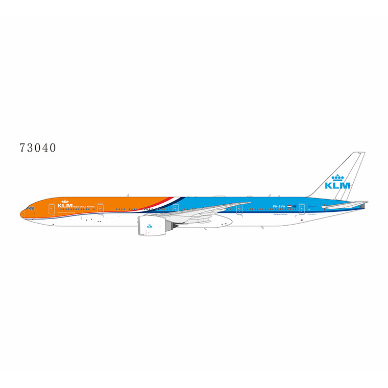 NG Models KLM Royal Dutch Airlines 777-300ER revised OrangePride cs PH-BVA 73040 1:400