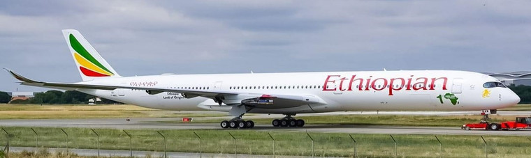 JC Wings Ethiopian Airlines Airbus A350-1000 "1st A350-1000 in Africa" Reg: ET-BAW With Antenna XX40257 1:400