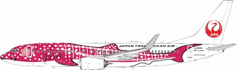 JFox by Inflight200 Japan Transocean Air 737-8Q3 (Sakura Jinbei