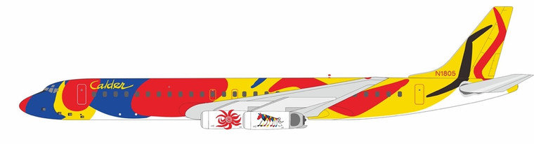 Inflight200 Braniff International Airways DC-8-62 CALDER N1805 with stand IF862BN1124 1:200