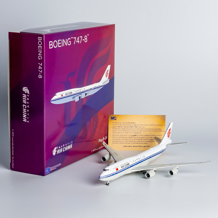 NG Models Air China 747-8i VIP flight; with wifi dome B-2479 78030