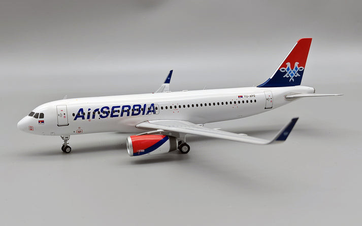 Inflight200 Air Serbia Airbus A320-232 YU-APO with stand