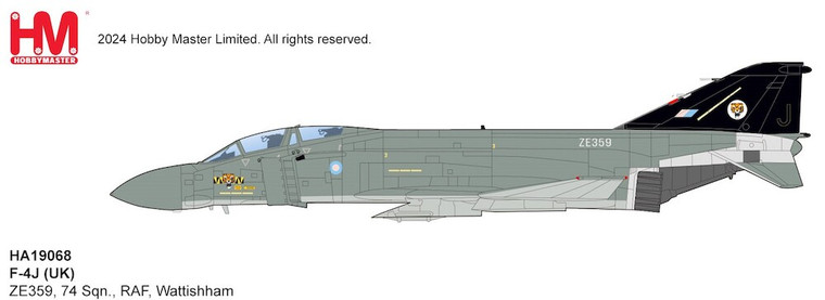 Hobby Master F-4J (UK) ZE359, 74 Sqn., RAF, Wattishham HA19068 1:72