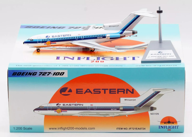 Inflight200 Eastern Air Lines Boeing 727-100 N8119N with stand
