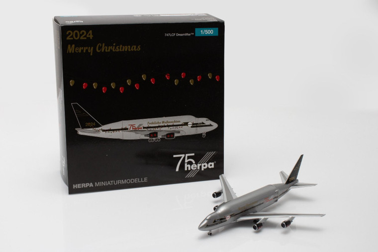 HERPA CHRISTMAS 2024 747LCF HE537971 1:500