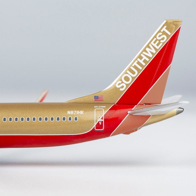 NG Models Lite Southwest Airlines 737 MAX 8 Desert Gold Retro
