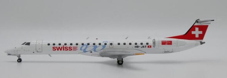 JC Wings Swiss Embraer ERJ-145 "600th" Reg: HB-JAY With Stand XX20442 1:200