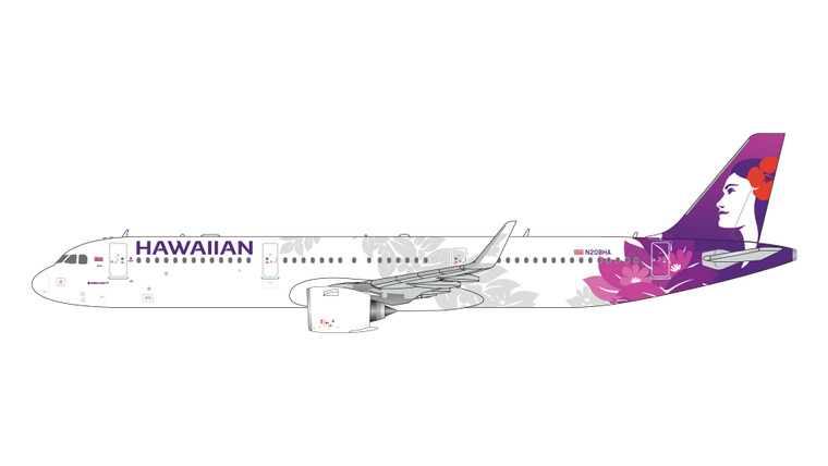 Gemini Jets Hawaiian Airlines A321neo N208HA GJHAL2302 1:400