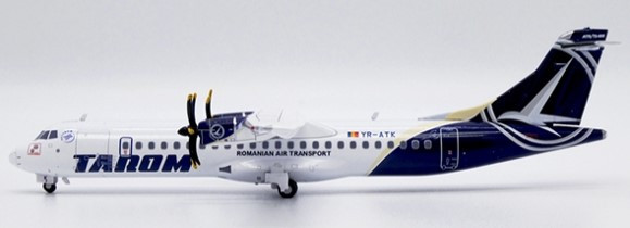 JC Wings TAROM ATR72-600 Reg: YR-ATK With Stand LH2345 1:200