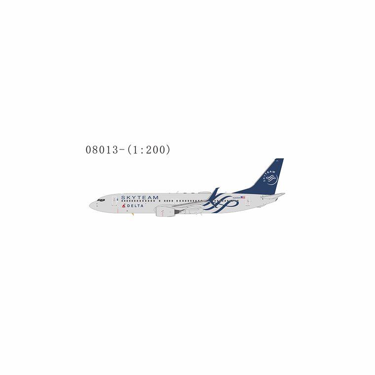 NG Model Delta Air Lines 737-800/w Skyteam c/s; Delta's first B737