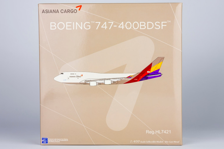 NG Lite Asiana Airlines 747-400BDSF HL7421 AAR008 1:400