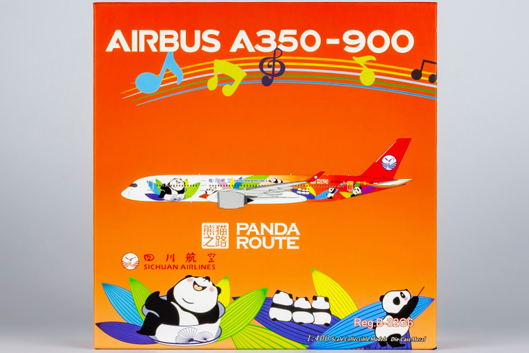 NG Model Sichuan Airlines A350-900 Panda Route(ULTIMATE) B-32G6