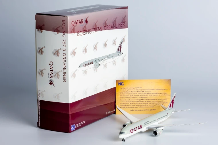 NG Model Qatar Airways 787-9 Dreamliner A7-BHH 55106 1:400