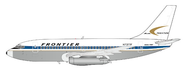 JC Wings Frontier Airlines Boeing 737-200 