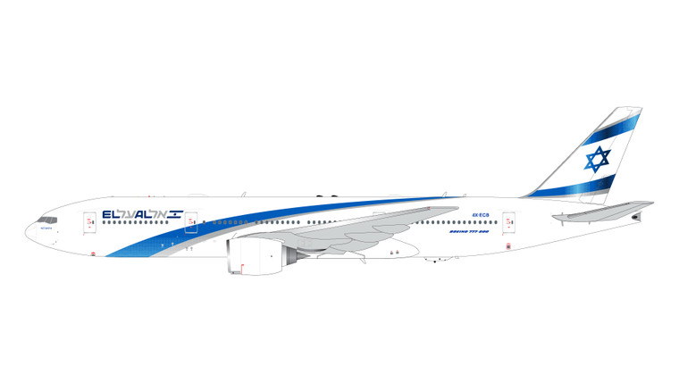 Gemini200 El Al Israel Airlines B777-200ER 4X-ECB G2ELY1361 Scale 1:200