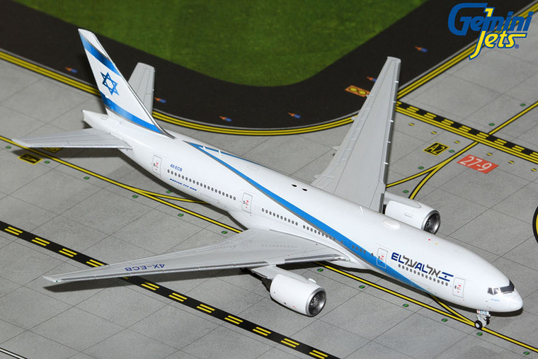 Gemini Jets El Al Israel Airlines B777-200ER 4X-ECB GJELY2300 Scale 1:400