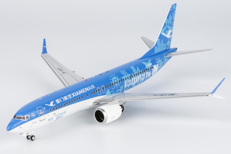 NG Model Xiamen Airlines 737 MAX 8 UN Dream with stand B-20CP 92009 1:200