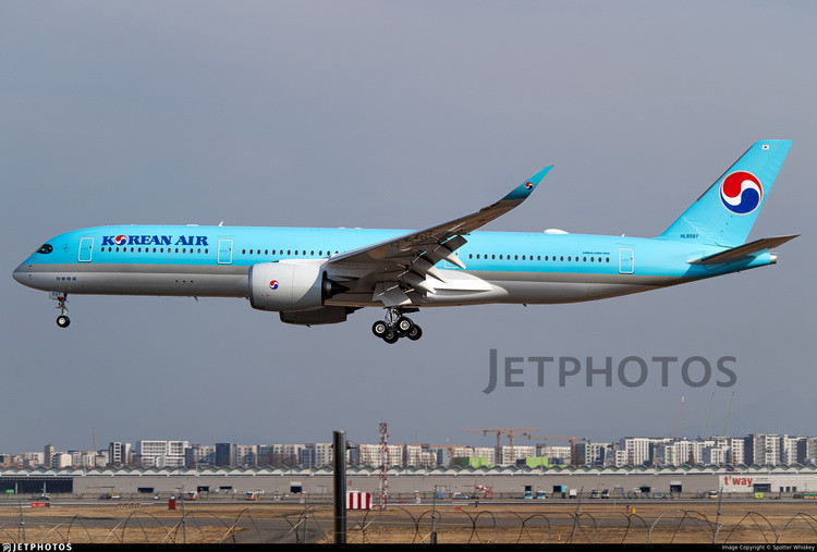 Phoenix Model Korean Air A350-900 HL8597 04634 1:400