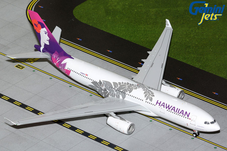 Gemini200 Hawaiian Airlines A330-200 N389HA G2HAL1357 Scale 1:200