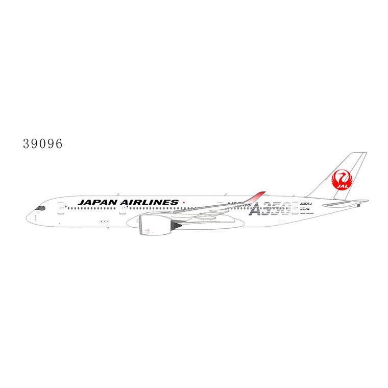 NG Model Japan Airlines (JAL) A350-900 silver 
