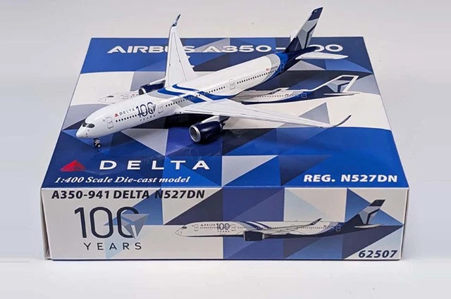 Panda Models Delta Air Lines Airbus A350-941 (100 Years) N527DN