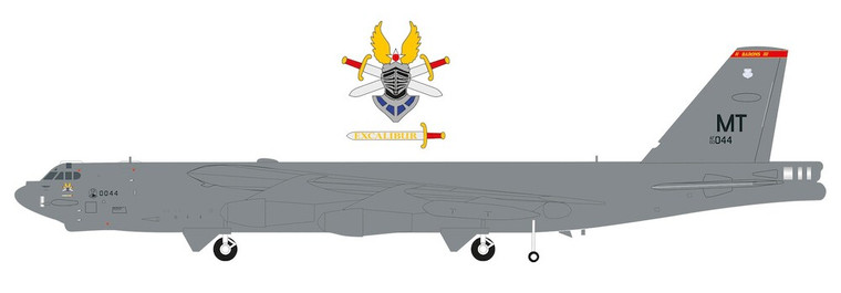 HERPA USAF B52H 23RD BOMB SQN EXCALIBUR 1:200
