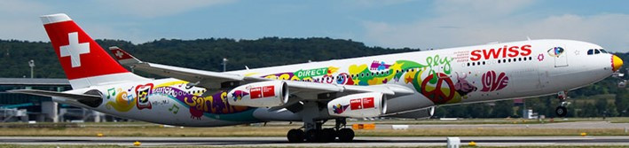 Aviation400 Swiss Airbus A340-313 