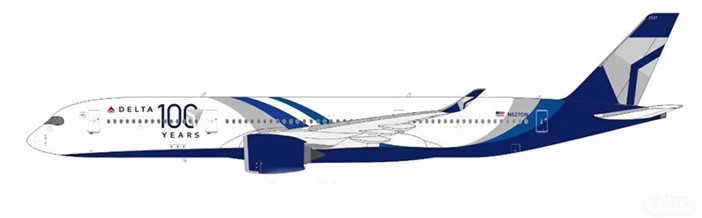 Aviation400 Delta Air Lines Airbus A350-941 100 Years N527DN