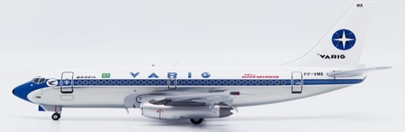 JC Wings Varig Boeing 737-200 "Polished" Reg: PP-VMK With Stand XX20509 Scale 1:200