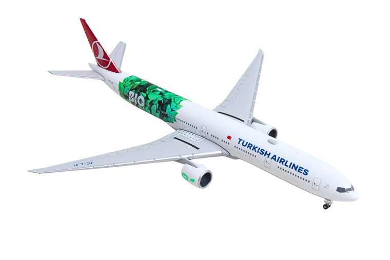 HERPA TURKISH 777-300ER BIO FUEL HE538442 1:500