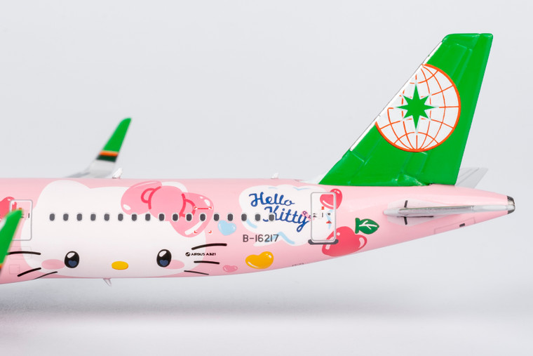 NG Model Eva Airways A321-200/w HELLO KITTY “Pinky Jet” - Sanrio