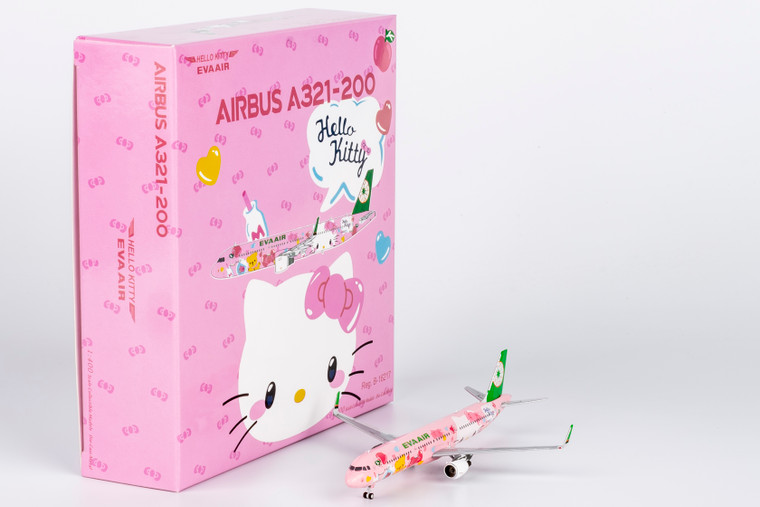 NG Model Eva Airways A321-200/w HELLO KITTY “Pinky Jet” - Sanrio