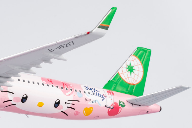 NG Model Eva Airways A321-200/w HELLO KITTY “Pinky Jet” - Sanrio