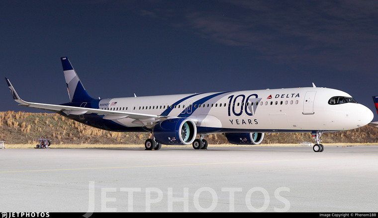 NG Model Delta Air Lines A321neo special paint for the 100th