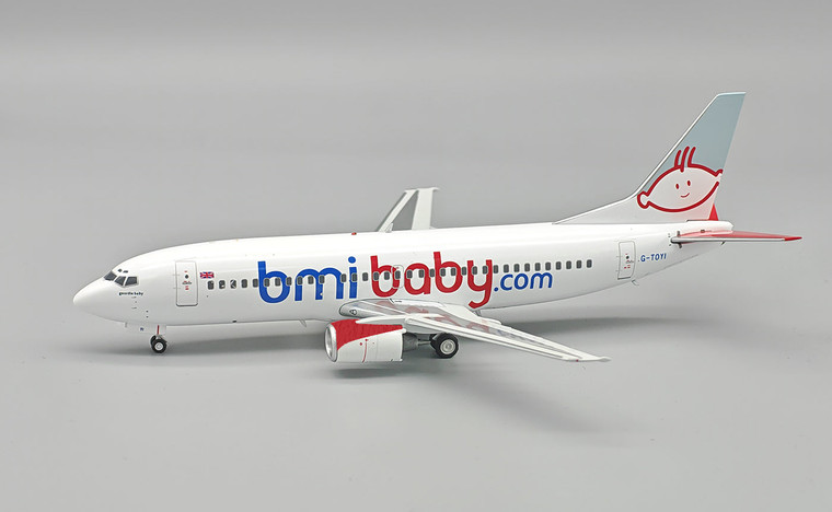 InFlight200 Bmibaby Boeing 737-3Q8 G-TOYI with stand IF733WW0625 Scale 1:200