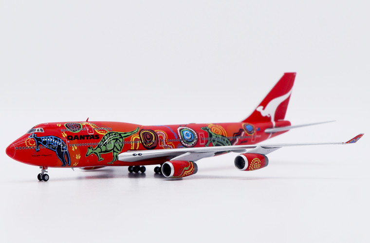 Hogan 1/200 B747-400 カンタス航空Qantas VH-OJQ JC Wings Qantas Boeing 747-400 