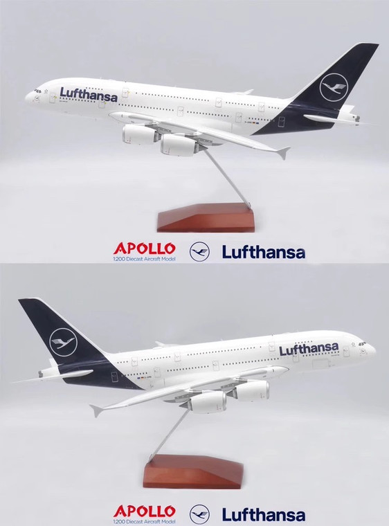 APOLLO ルフトハンザ Lufthansa A380-800 D-AIMK Apollo Lufthansa A380-841 D-AIMC A242007 1:200