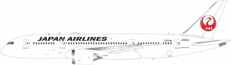 B-Models Japan Air Lines - JAL Boeing 787-8 Dreamliner JA846J B