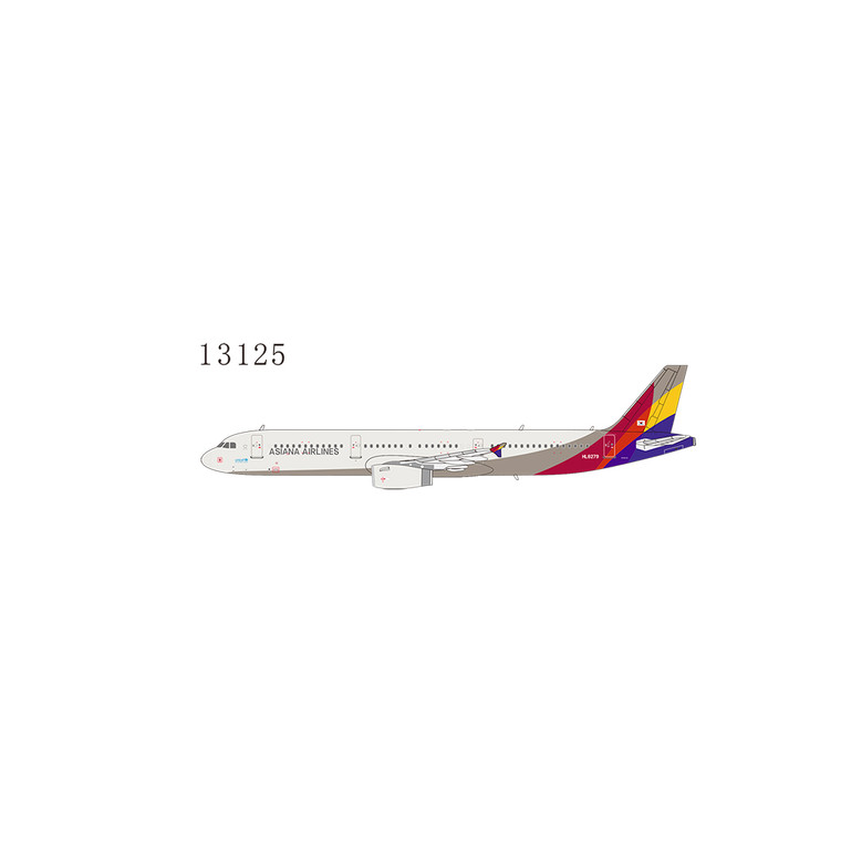 NG Model Asiana Airlines A321-200 HL8279 new titles 13125 1:400