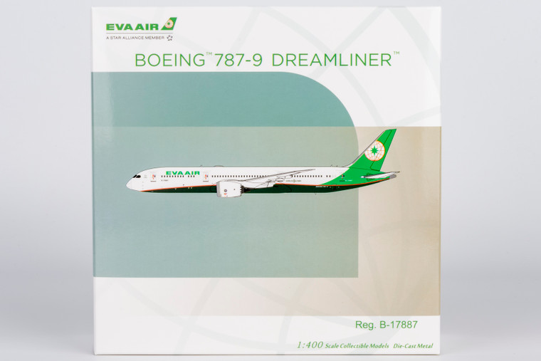 NG Model Eva Airways 787-9 Dreamliner B-17887 with new titles