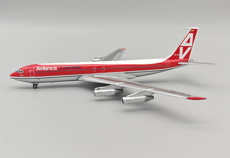 InFlight200 Avianca Boeing 707-359B HK-1410 Polished IF707AV0225P Scale 1:200