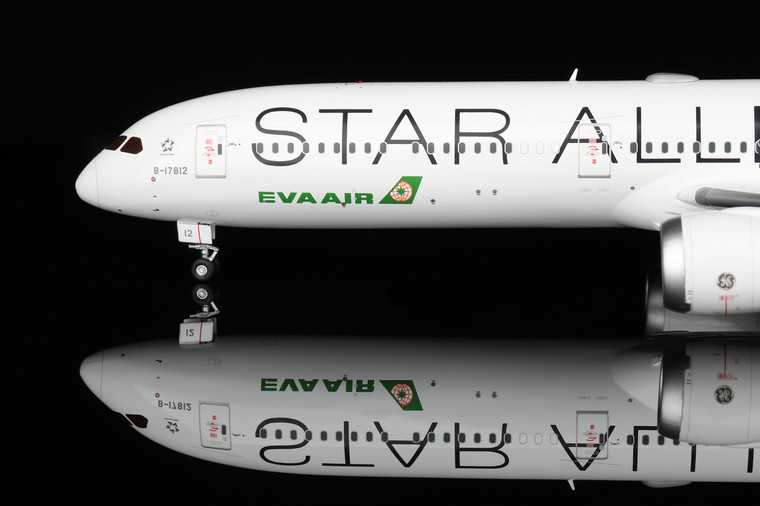 SQ Wings EVA Air Boeing 787-10 B-17812 Star Alliance L2043 Scale 1:200