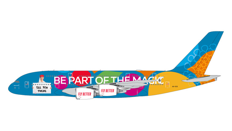 Gemini Jets Emirates A380 A6-EES "Destination Dubai"/"Be Part Of The Magic" GJUAE2345 Scale 1:400