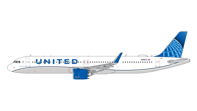 Gemini Jets United Airlines A321neo N14502 GJUAL2346 Scale 1:400