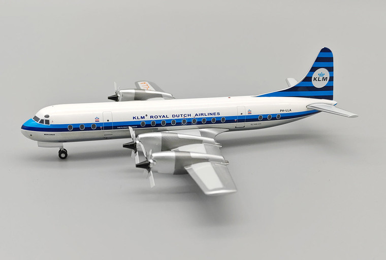 InFlight200 KLM - Royal Dutch Airlines Lockheed L-188C Electra PH-LLA Polished IF188KL0824P Scale 1:200