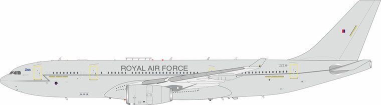 InFlight200 UK - Air Force Airbus A330 Voyager KC3 (A330-243MRTT) ZZ335 IFMRTTRAF335 Scale 1:200