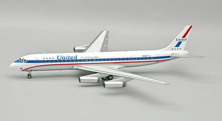 航空機・ヘリコプター UNITED aircraft model InFlight200 United Airlines McDonnell Douglas DC-8-62H N8971U